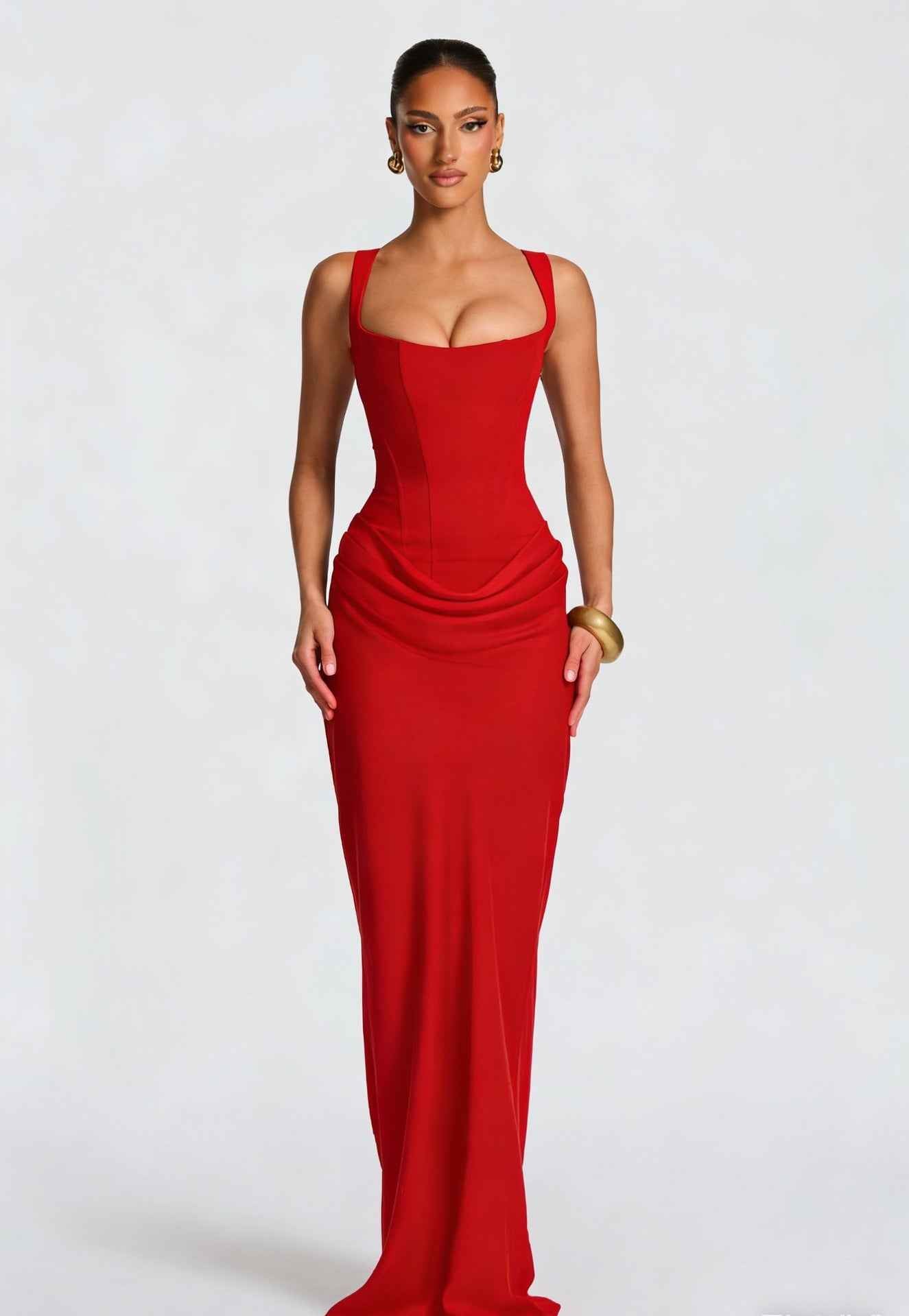 Slim Fit Spaghetti Strap Bodycon Dress