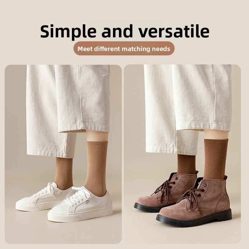 mid-calf length socks casual cotton socks