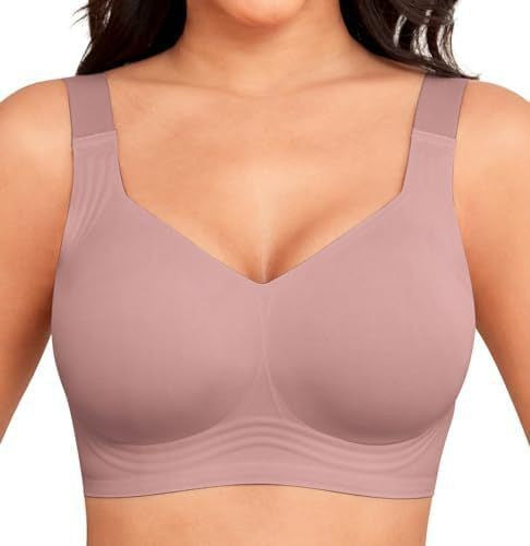 Women's Full Coverage Wireless Bra Colouronova