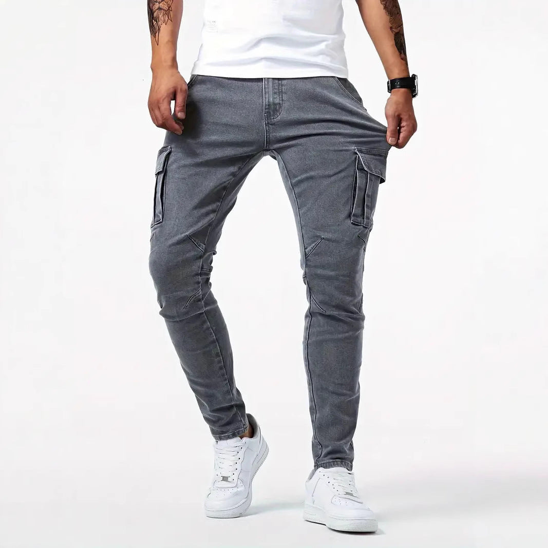 Mens Skinny Jeans with Side Pockets Colouronova