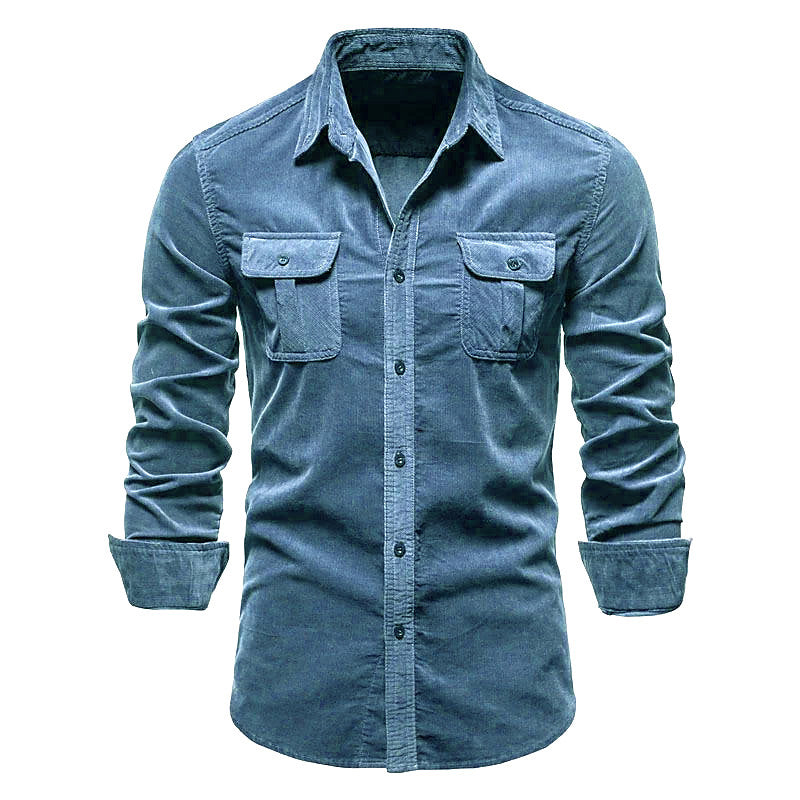 Men's Corduroy Casual Shirt Colouronova