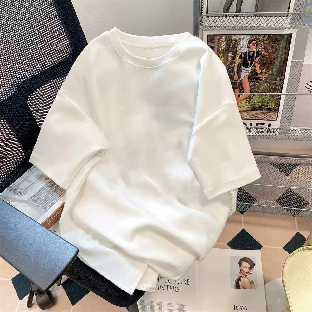 Trendy Summer Bear Print Loose T-Shirt Colouronova