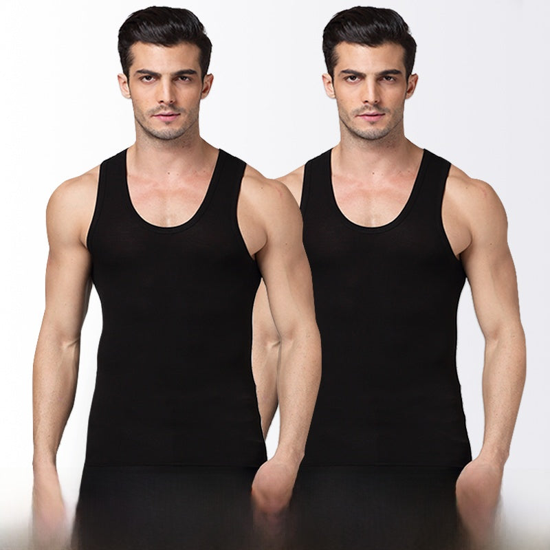 Pure cotton men's vest Colouronova