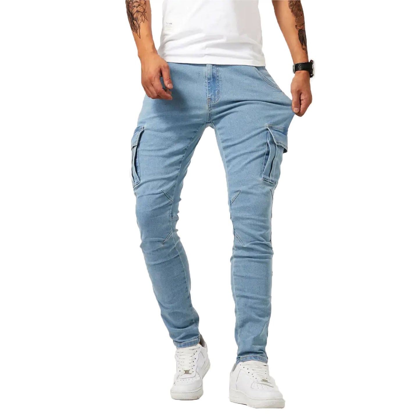 Men's Cotton Cargo Casual Pants Colouronova