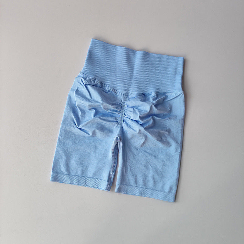 Seamless butt-lifting fitness shorts for women Colouronova