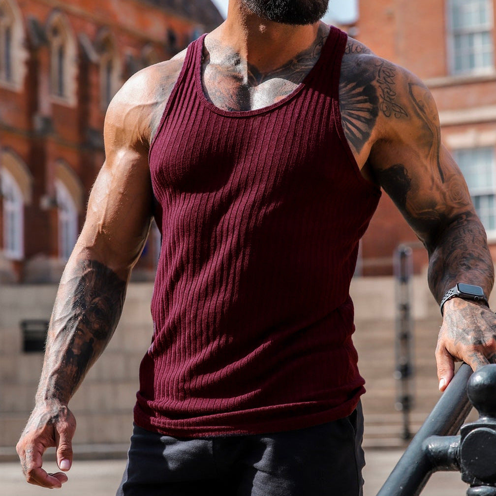 fitness sports slim-fit vest Colouronova