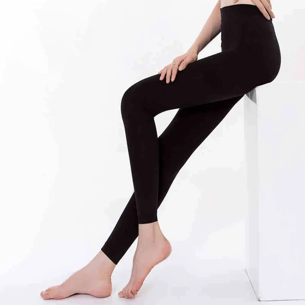 Women's Pants Autumn Ankle Length Pants 100D Velvet Anti-hook Leggings Pantyhose Sheer Sports Tights Underwear Woman Clothing - Colouronova