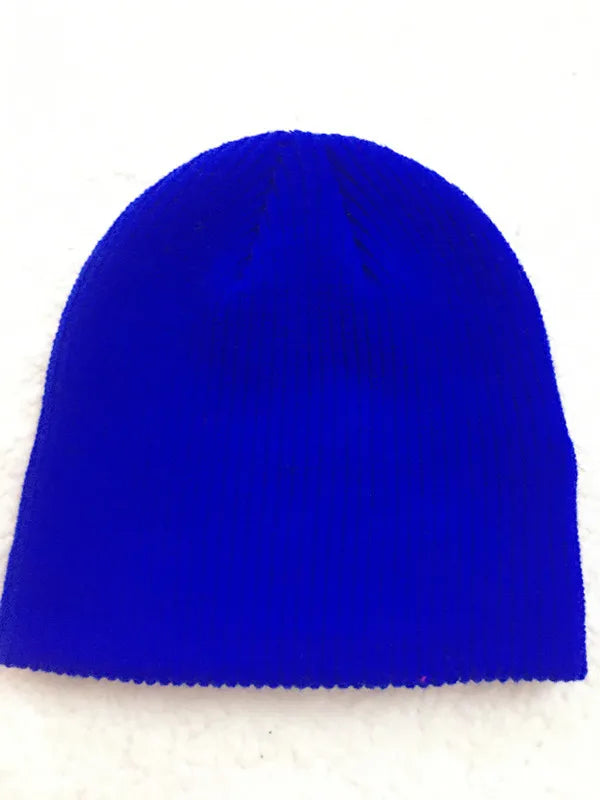 Fashion Solid Color Knitted Beanies Hat Winter Warm Ski Hats Men Women Multicolor Skullies Caps Soft Elastic Cap Sport Bonnet - Colouronova