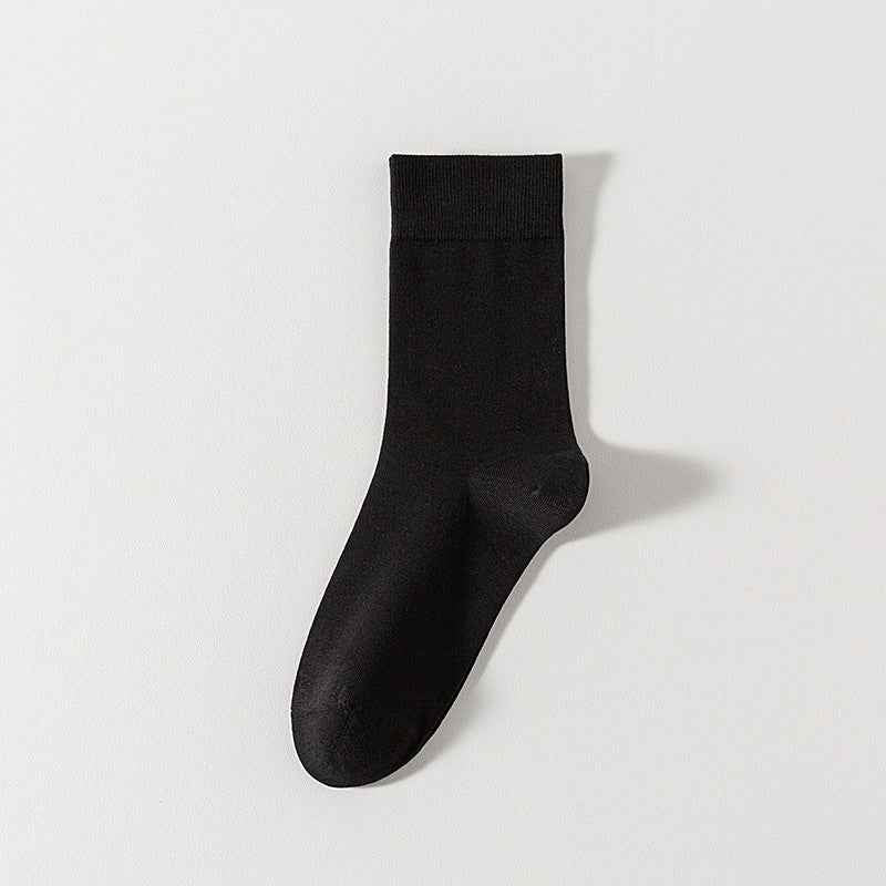 Socks - Men's Pure Color Mid-Calf
