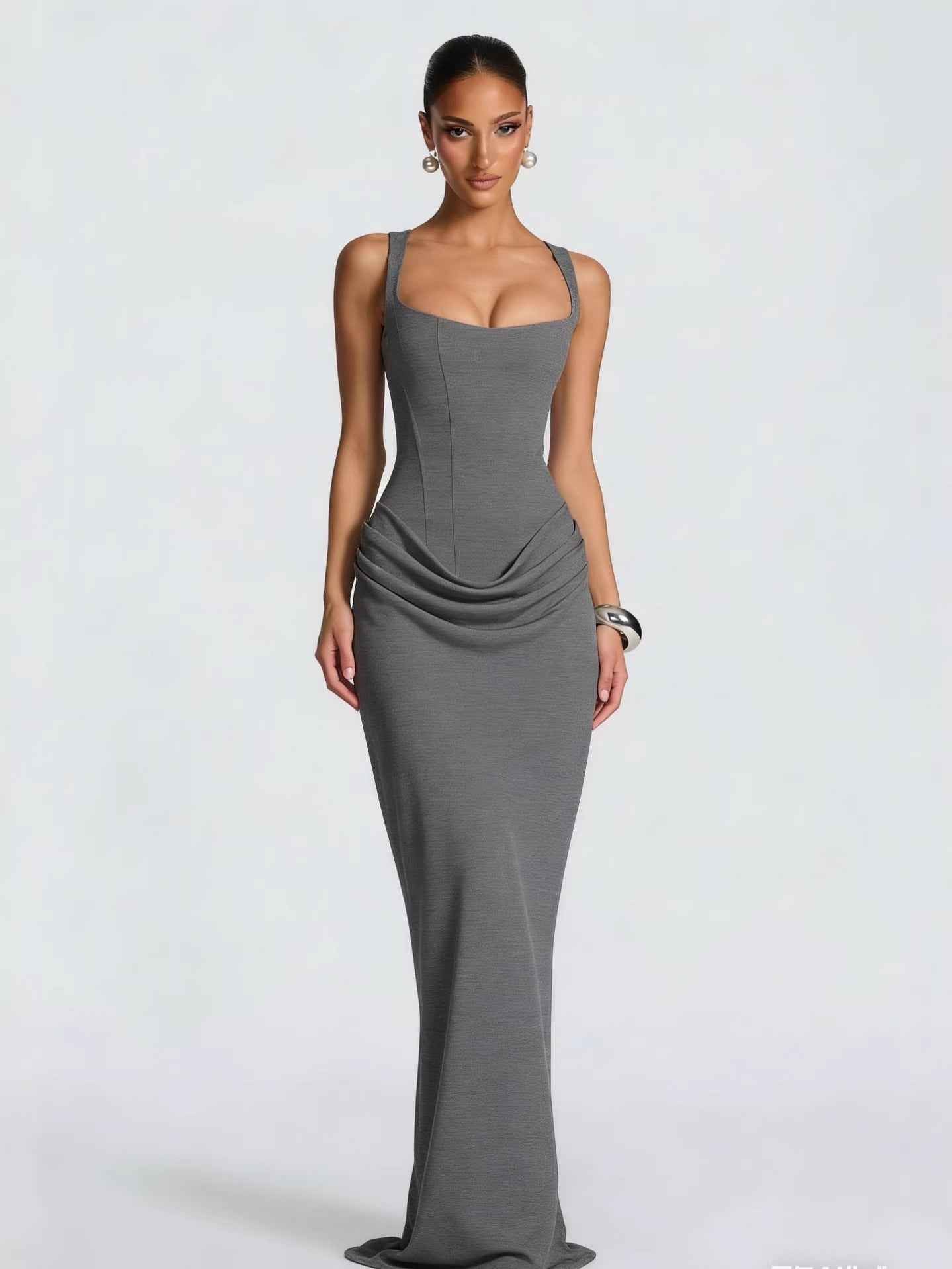 Slim Fit Spaghetti Strap Bodycon Dress