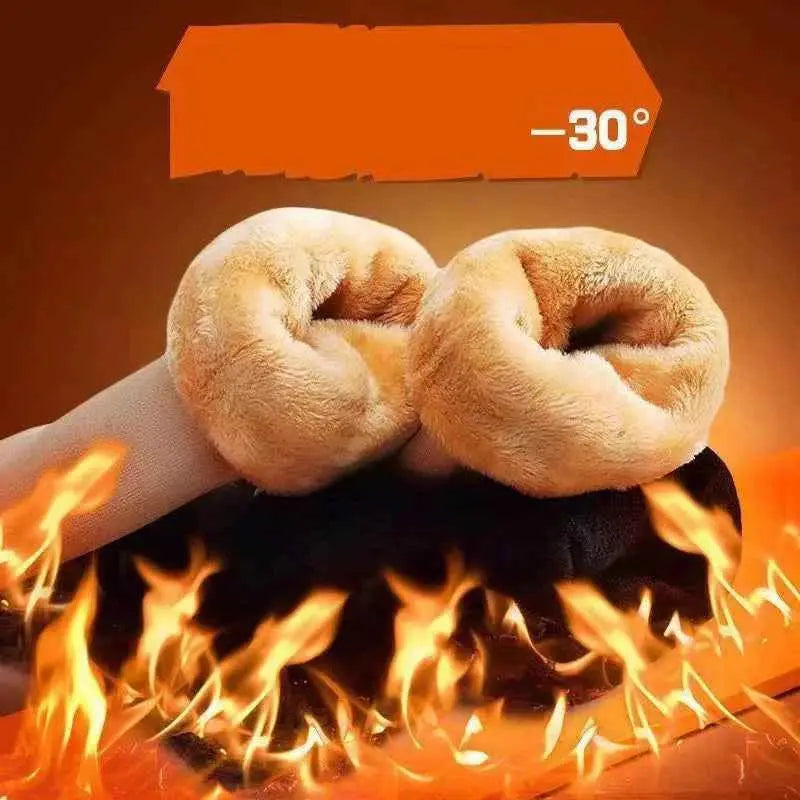 Winter Fleece Socks Women Thermal Cashmere Wool Warm Thicken Socks Snow Velvet Boots Solid Color Home Floor Calcetines Mujer