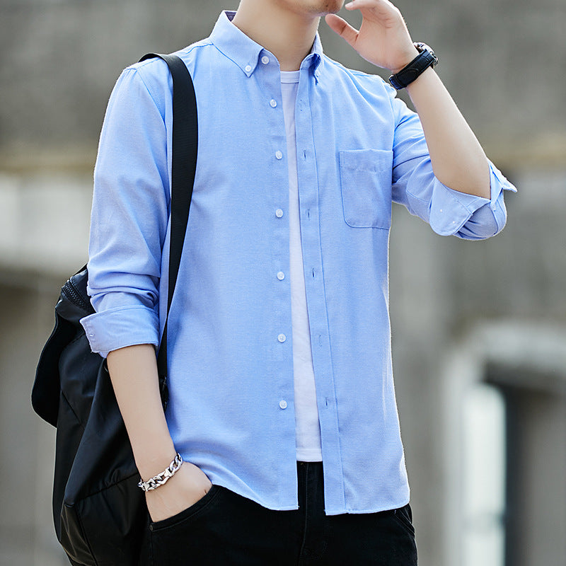 Long-sleeved dress shirt formal attire Colouronova