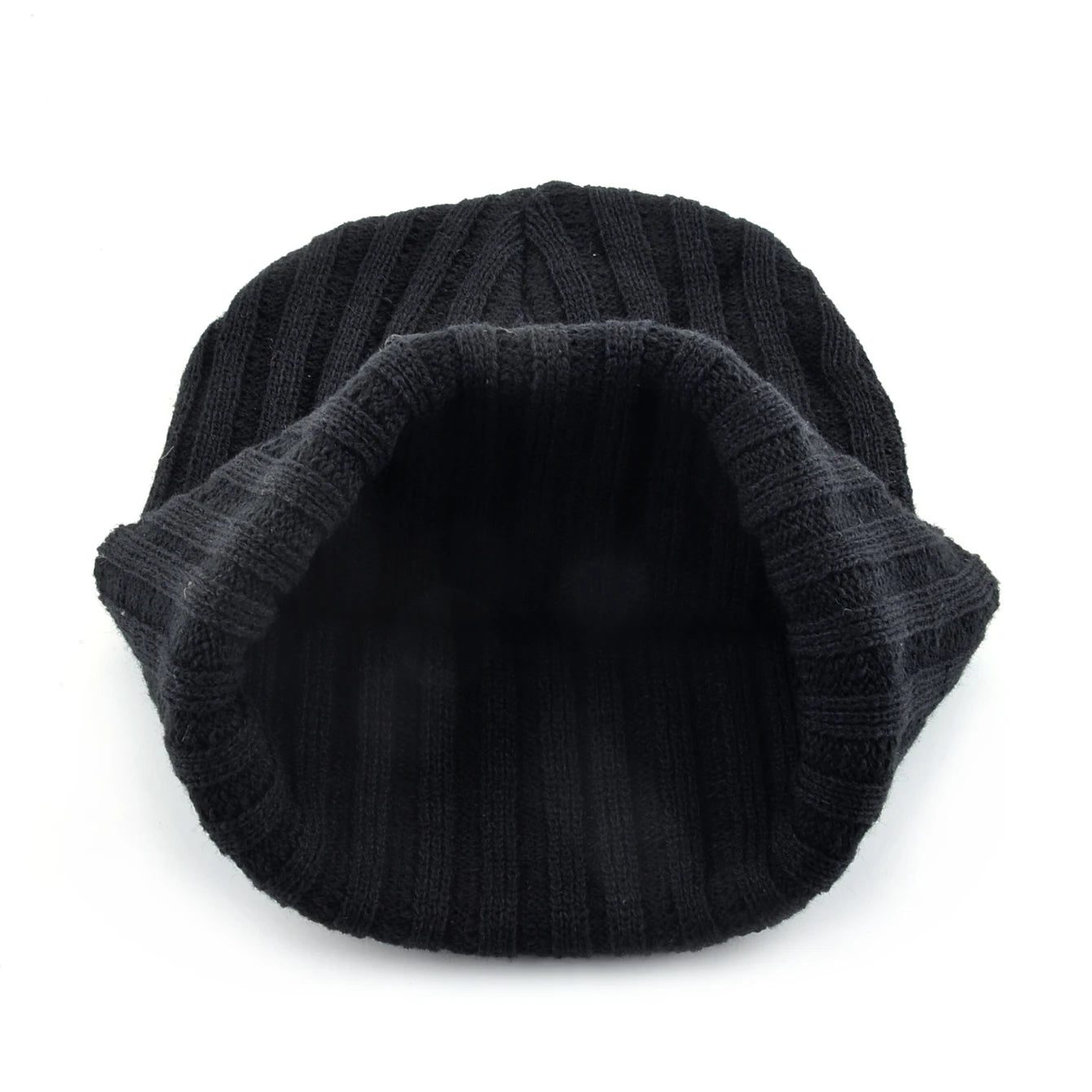 Unisex Black Beanie Hat With Animals Embroidery Patch Knitted Skull Cap For Men Women For Autumn Winter Streetwear Bonnet Hats - Colouronova