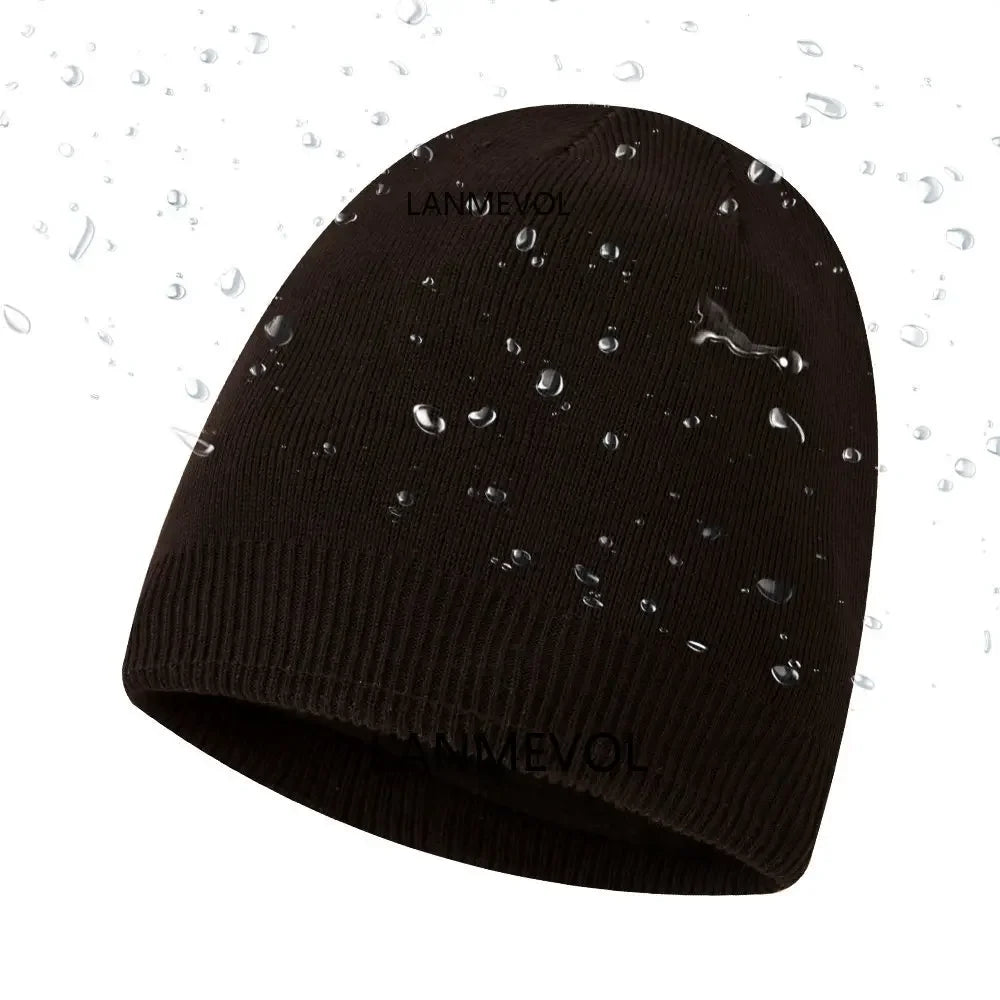 Waterproof Beanie Sport Men Running Women Outdoor Waterproof Warm Hat Winter Snow  Sports Hiking Cycling Climbing Waterproof Hat - Colouronova