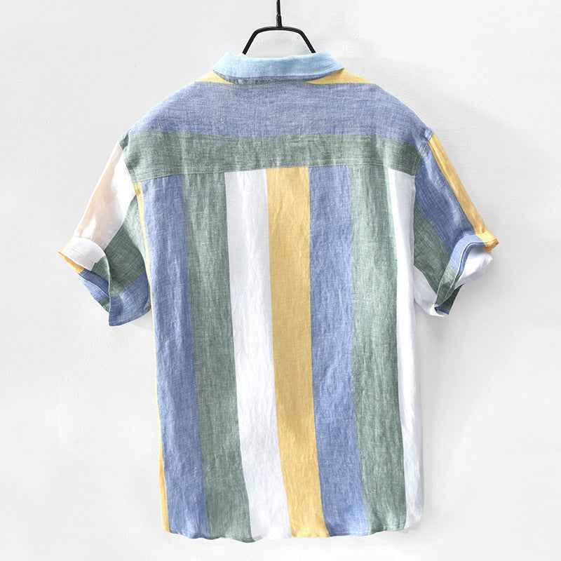 Striped linen shirt