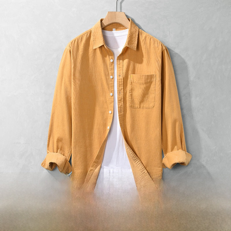 Men's Cotton Corduroy Shirt Jacket Colouronova