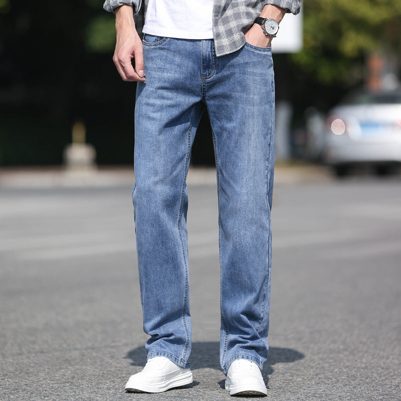 Loose straight men's jeans Colouronova