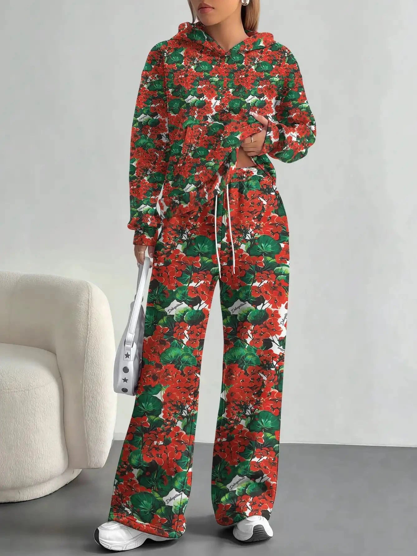 Retro ethnic style foreign trade 2025 floral pattern new hot style autumn and winter new fashion casual European and American Colouronova