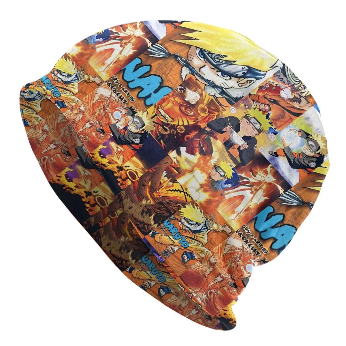 Unisex Chemo Beanie Skullies Narutos Anime Uzumaki Cartoon Outfit Fall Winter Warm Bonnet Knitting Hats - Colouronova