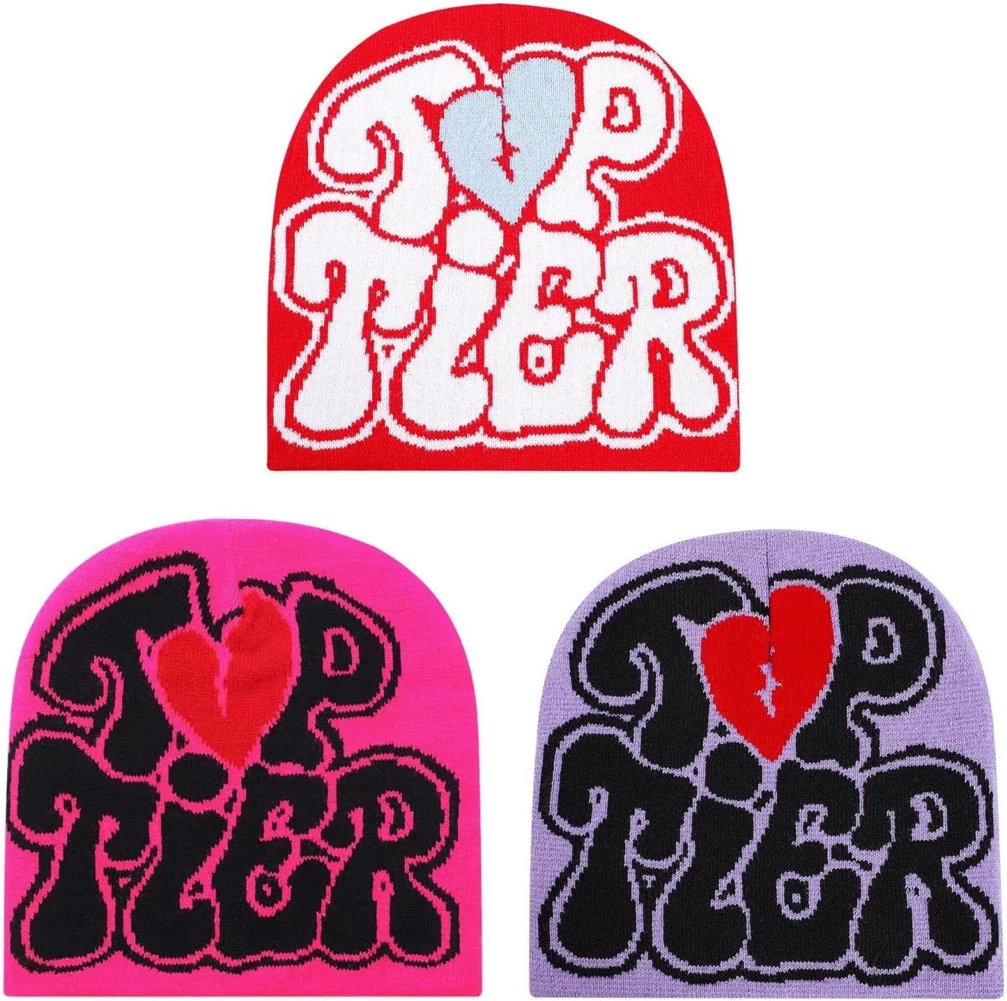 Y2K Beanie Hat for Men & Women Trendy Soft Stretchable Winter Cap, Warm Comfortable Cold Weather Knit Accessory - Colouronova