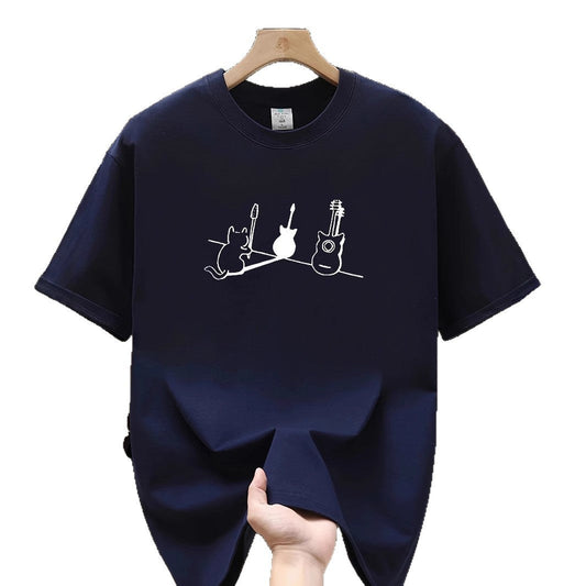Men's Mesh Print Casual T-Shirt Colouronova