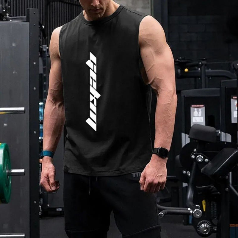 Running training waistcoat loose sports T-shirt quick-drying top Colouronova