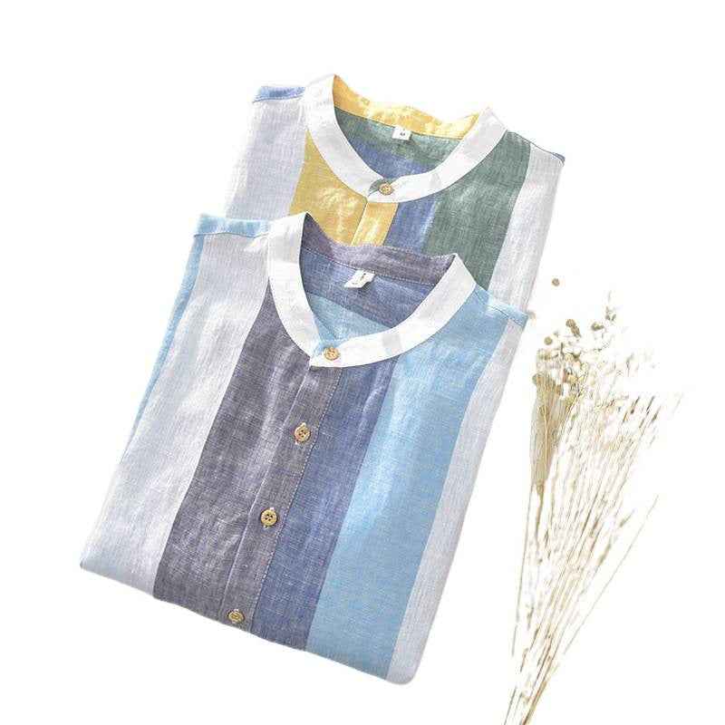 Striped linen shirt