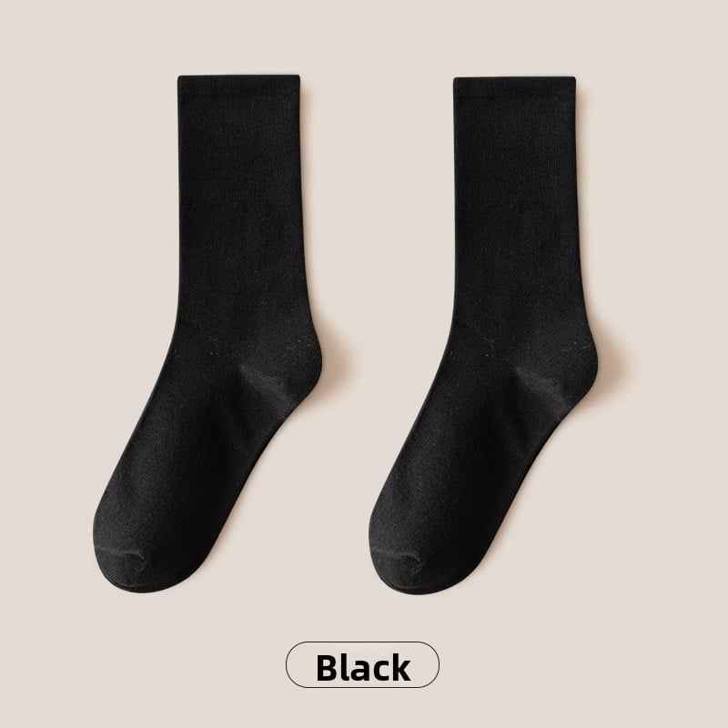 mid-calf length socks casual cotton socks