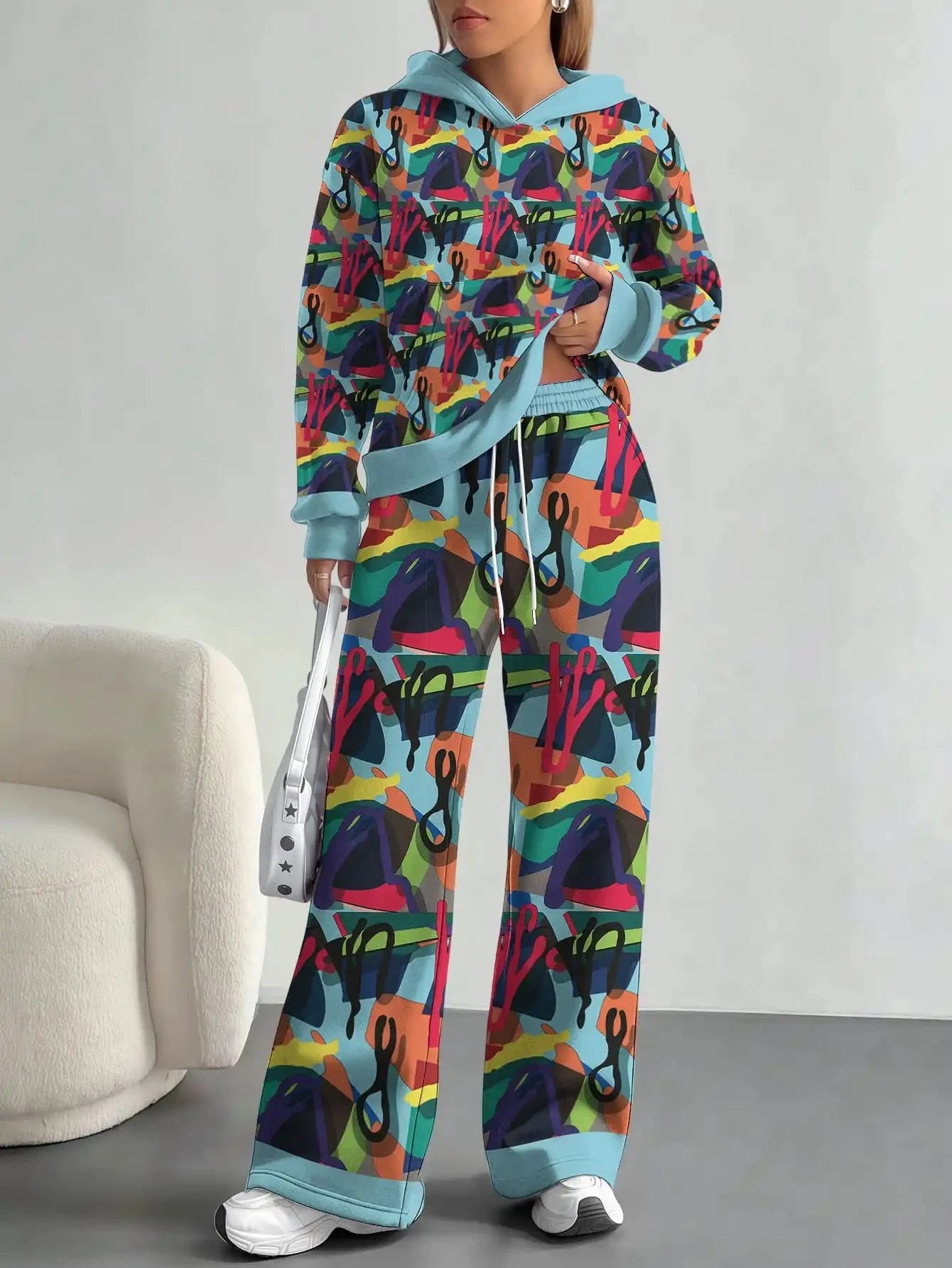 2025 new green camouflage sports style foreign trade printing hot style fashion casual outdoor European and American women's sui Colouronova