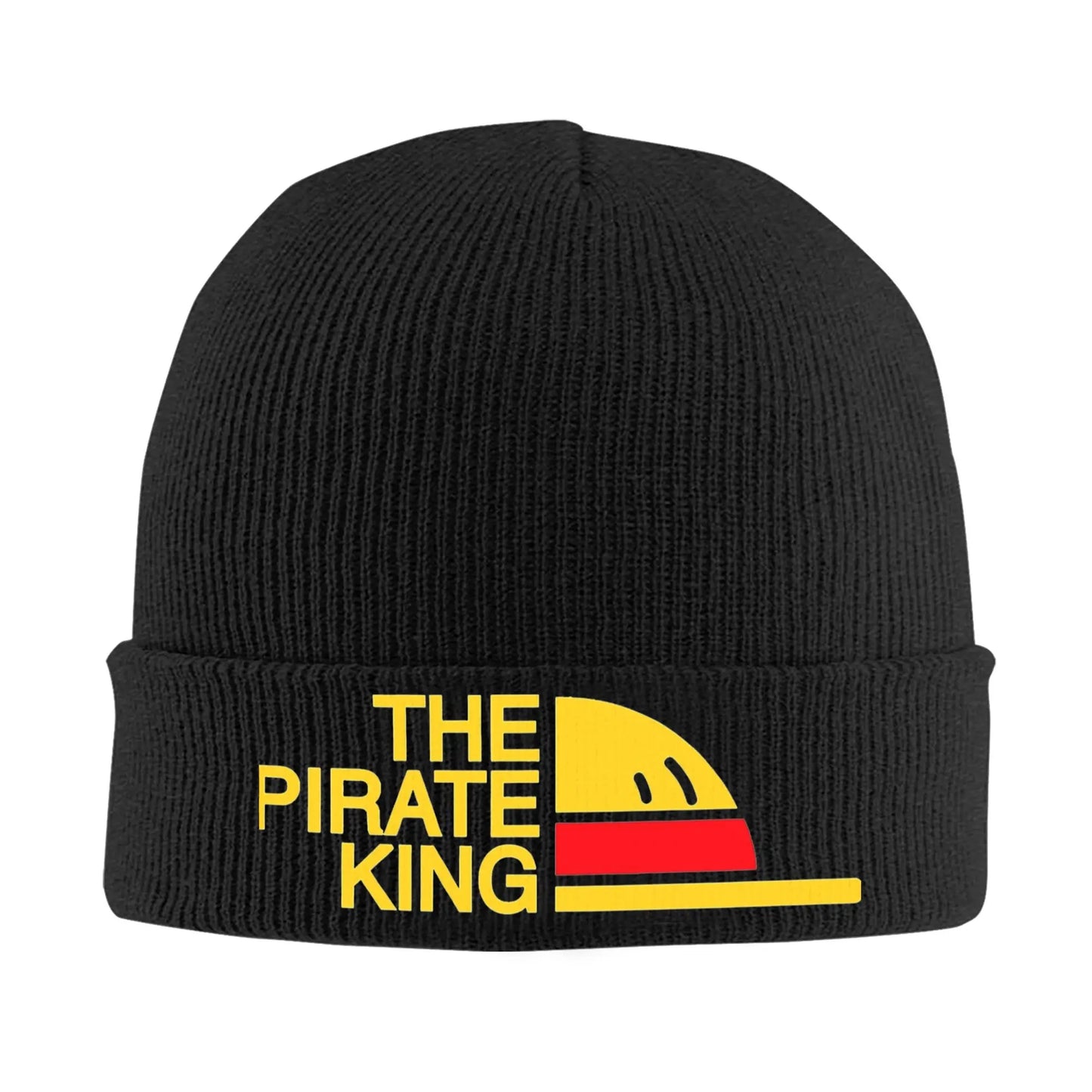 One Piece Flag 
Doflamingo Pirates Logo Knitted Caps Women's Men's Beanies Autumn Winter Hats Acrylic  Warm Melon Cap - Colouronova