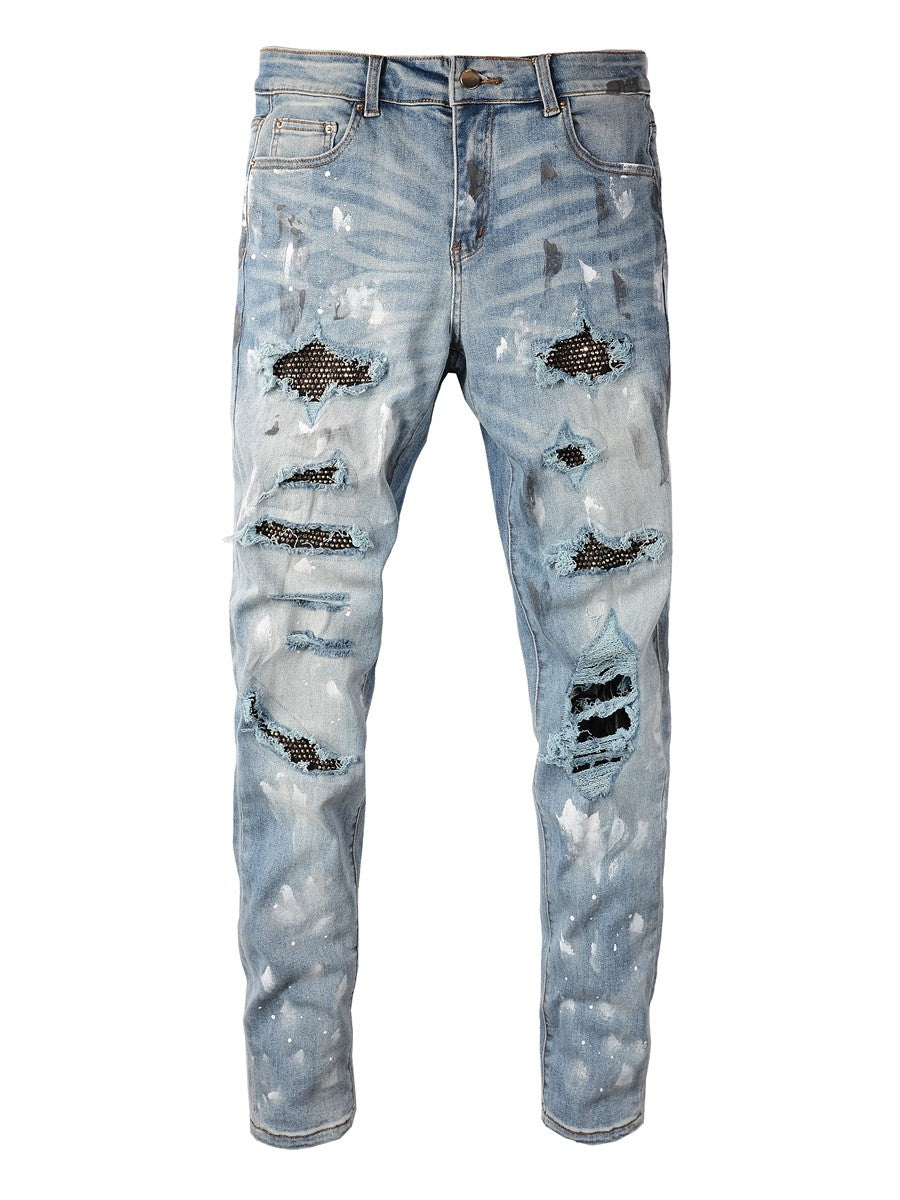 Stretchy slim-fit skinny jeans Colouronova