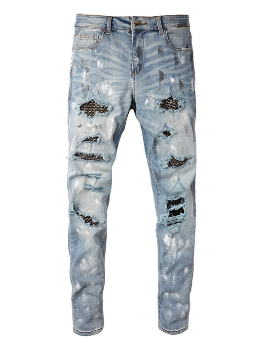 Stretchy slim-fit skinny jeans Colouronova