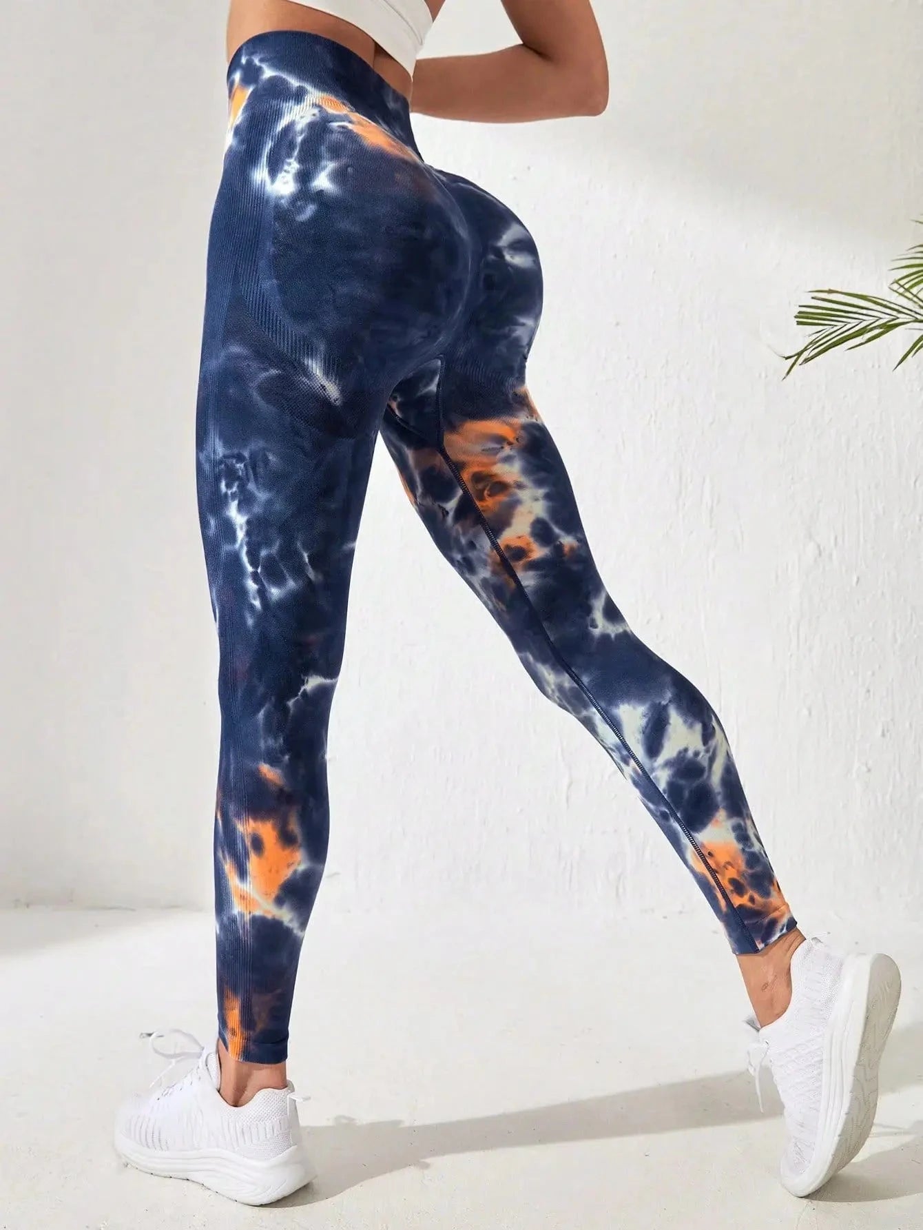 New Tye Die Seamless Yoga Pants 3D Printed Women High Waist Lifting Hip Honey Peach Hip Fitness Gym Leggings Running Sport Pants Colouronova