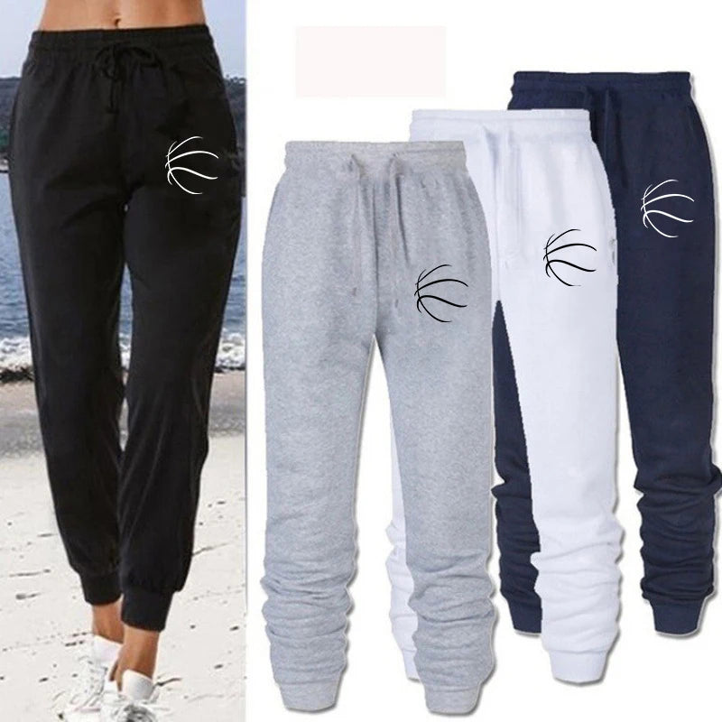 Fashion Women's Printed Trousers Long Pants Unisex Ladies Casual Sweatpants Soft Sports Pants Female Jogging Trousers - Colouronova