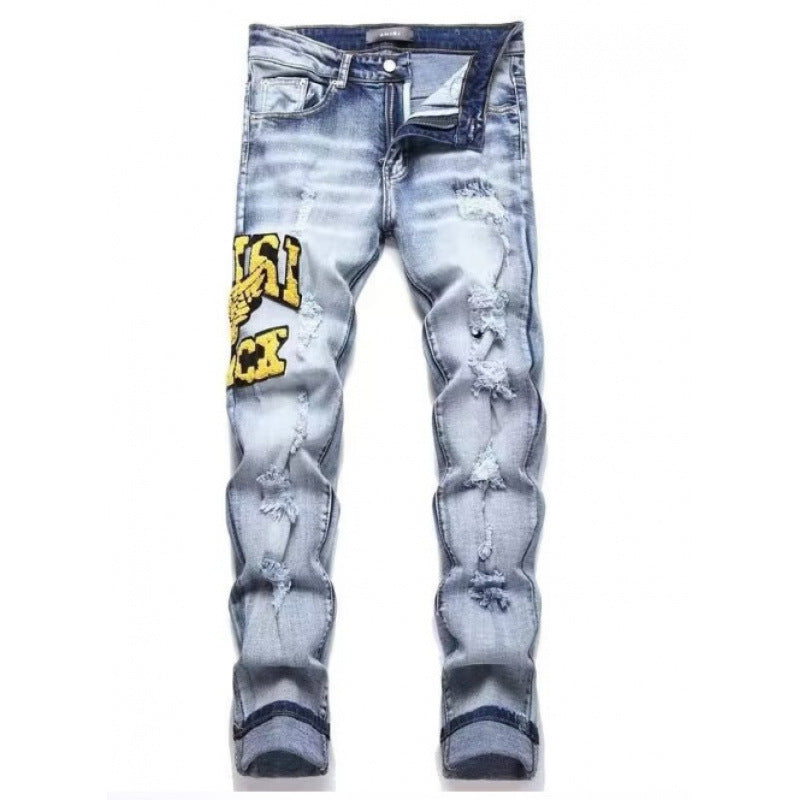 mens cotton jeans Colouronova