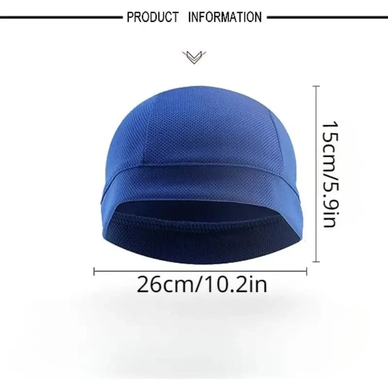 1/3pcs Motorcycle Helmet Inner Cap Hat Quick Dry Breathable Hat Racing Cap Under Helmet Beanie Cap Motocross Motor Helmet Hat - Colouronova