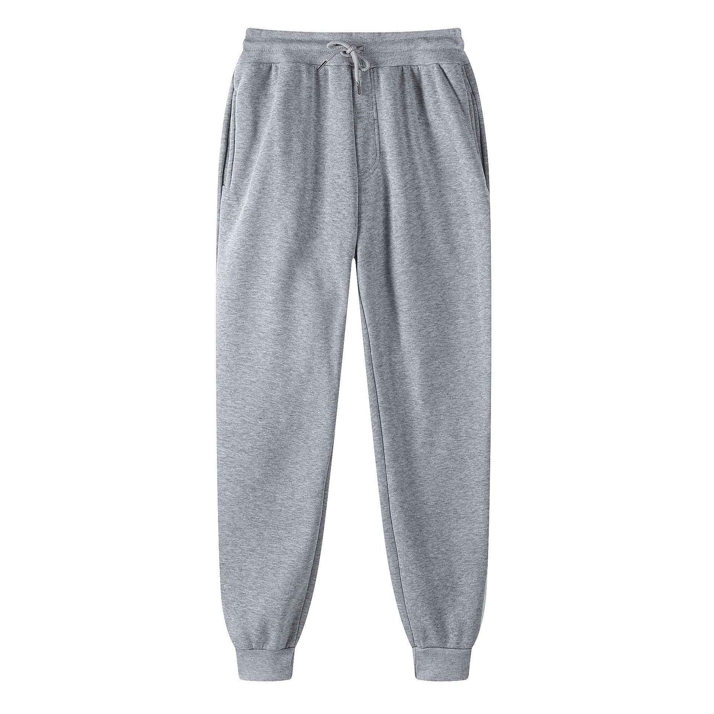 Fleece Lined Sweatpants with Elastic Waist