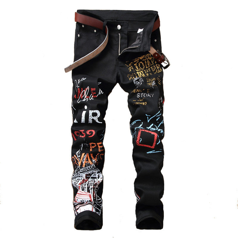 Mens Denim Trousers Colouronova