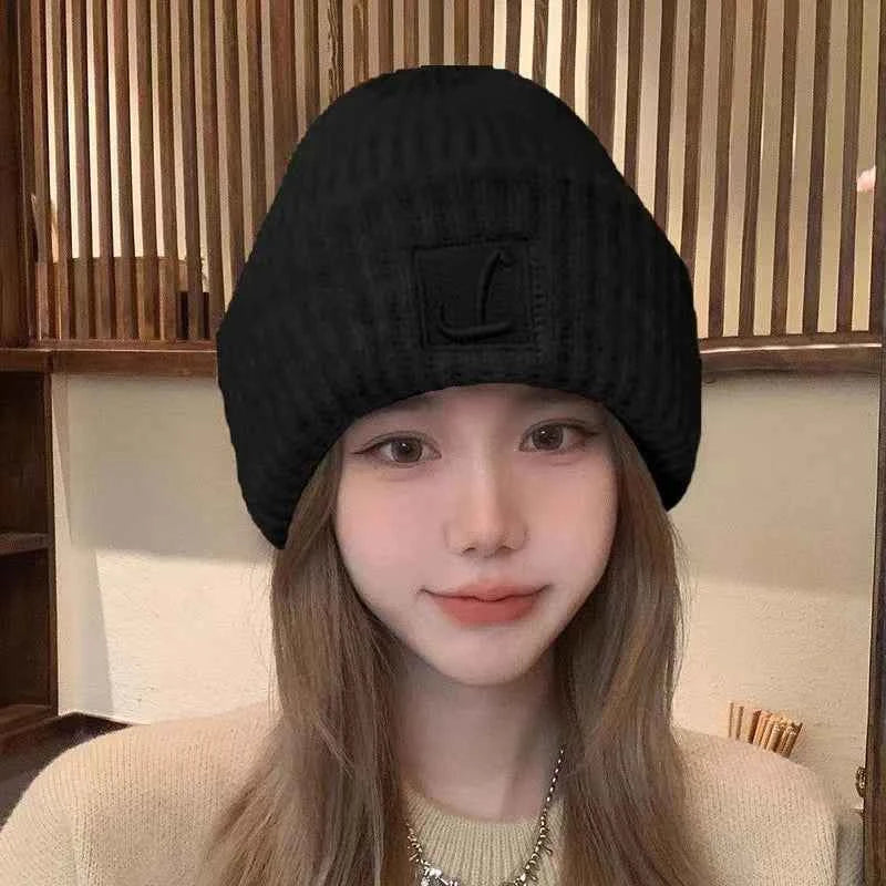 Solid Color Hats Autumn Winter Warm Cap For Women Girls Simple Outdoors Warm Caps Fashion Versatile Daily Casual Caps Gifts