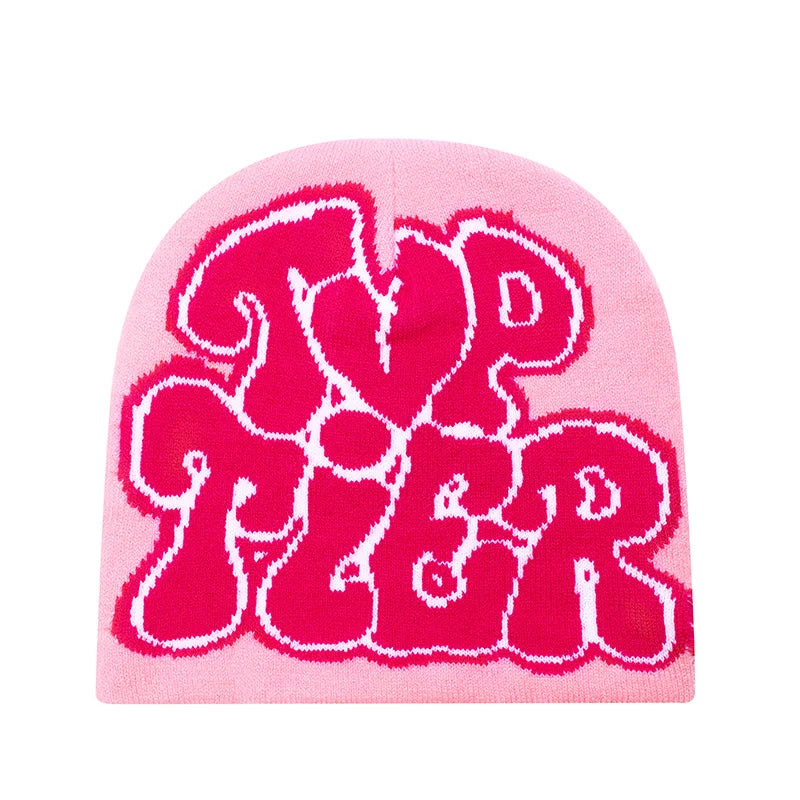2025 Y2K Letter Knitted Winter Autumn Beanie Cap Men Women Kanye Beanies Gorras Hombre Top Keep Warm Hat Ear Hats Wool Hip Hop - Colouronova