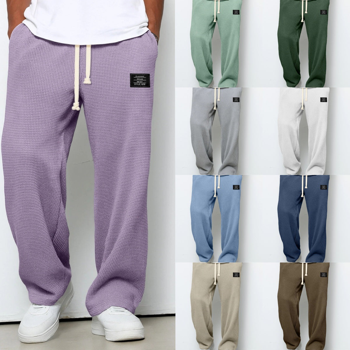 Mens Straight Leg Casual Sweatpants Colouronova