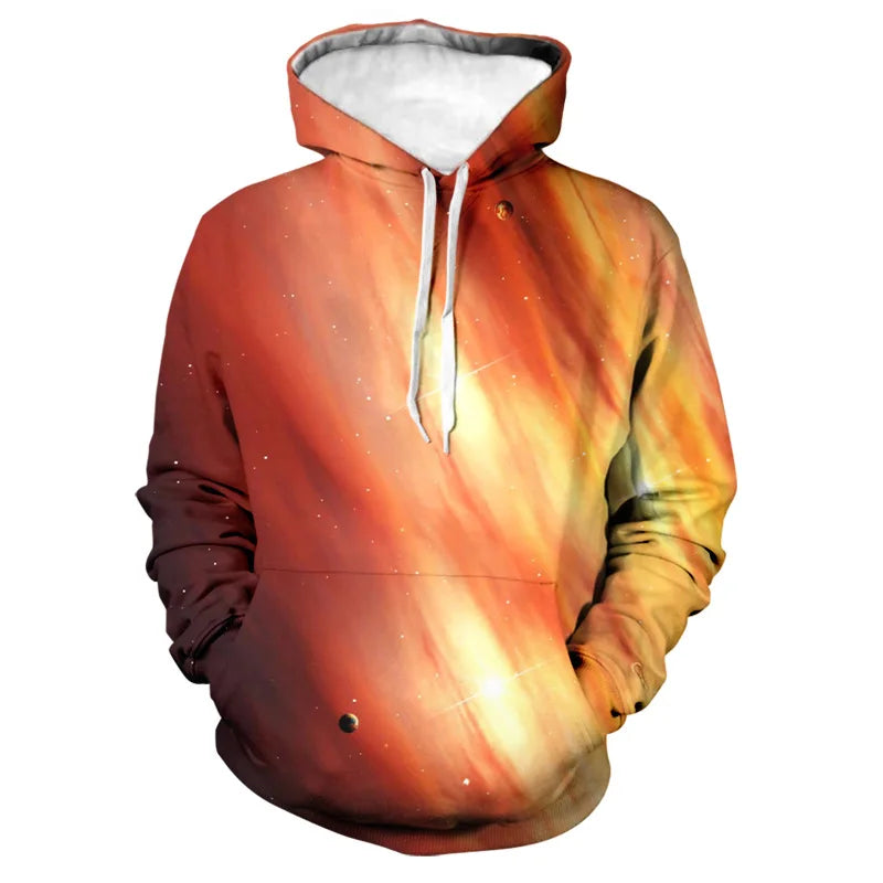 2024 Four Seasons Spring/Summer Autumn/Winter New Men's 3D Printing Starry Sky Nebula Men's Hat 3D Digital Printing - Colouronova