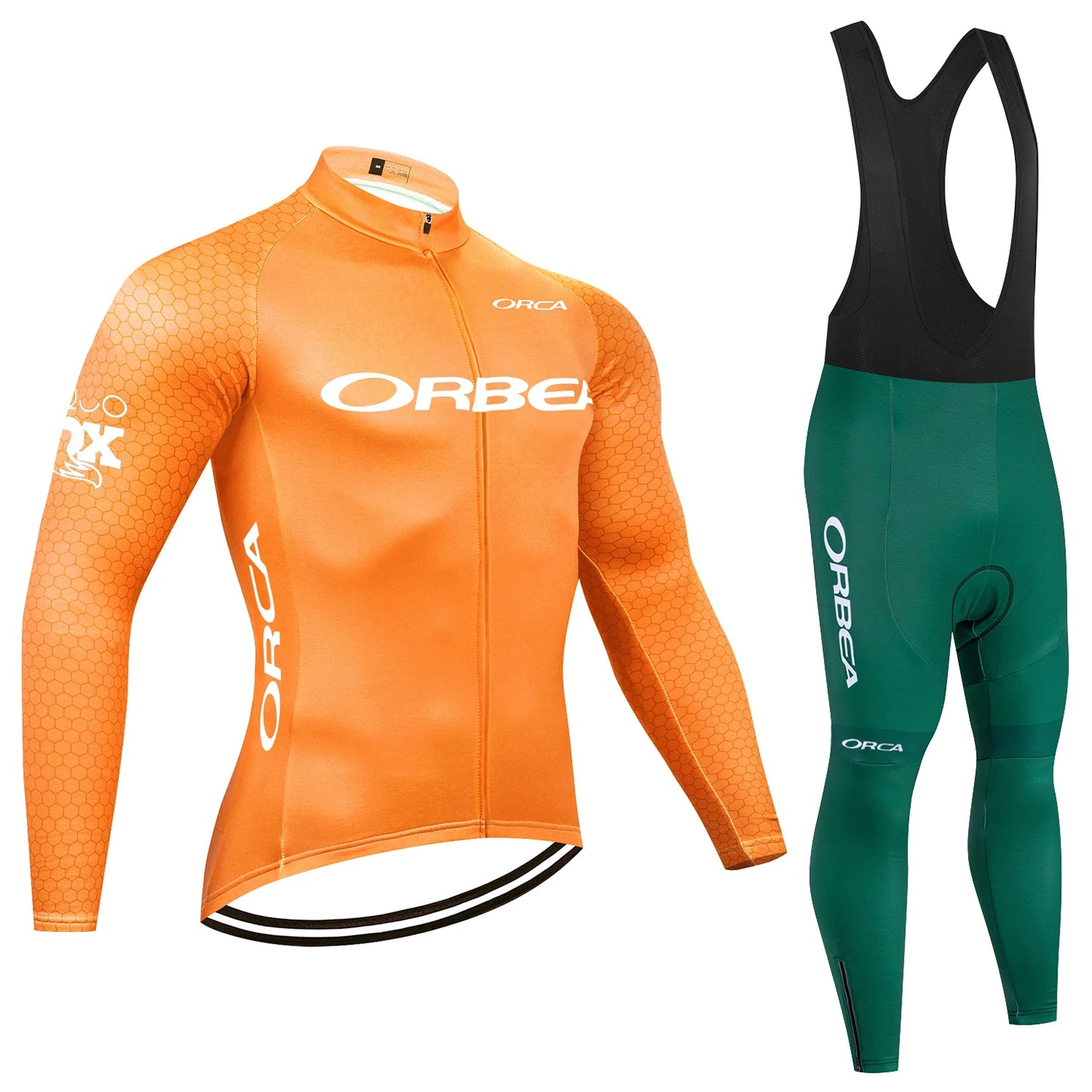 Winter 2025 BLACK Cycling Jersey ORBEA ORCA Bike Jacket Pants Men Thermal Fleece Team Ropa Ciclismo MTB Road Bicycle Clothing - Colouronova