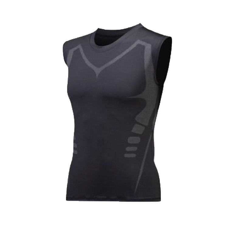 Mens Breathable Sleeveless Sport Vest Colouronova