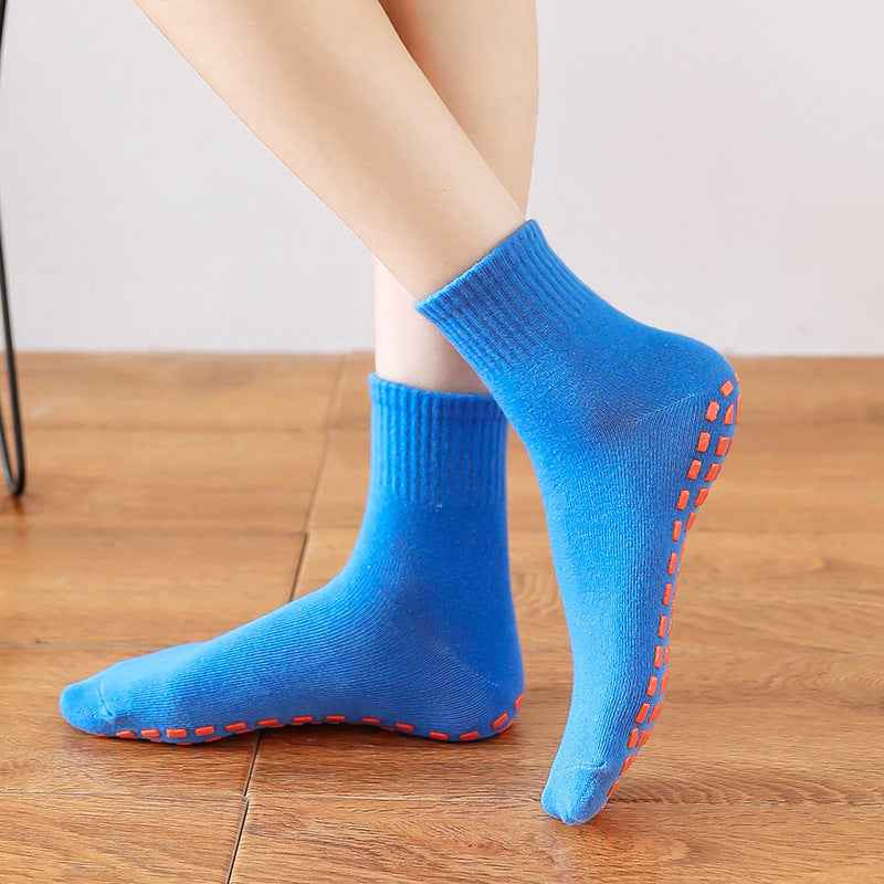 Medium Tube Cotton Anti-Slip Sports Socks