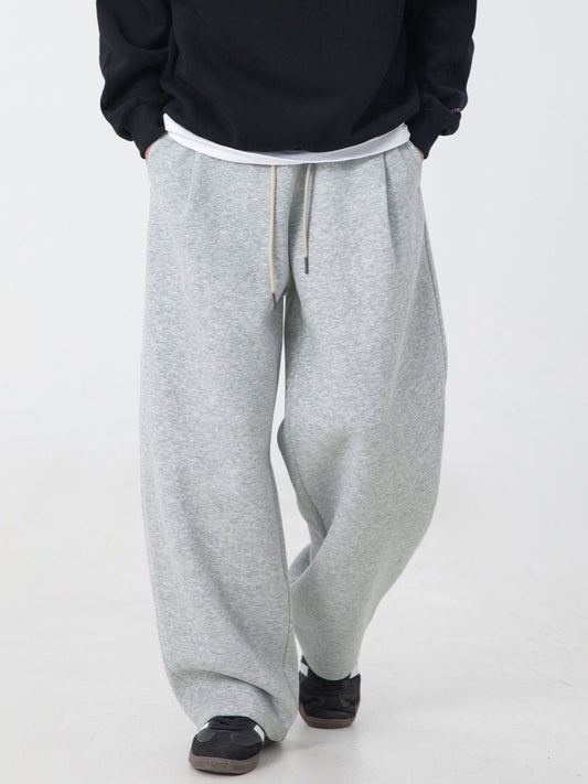 Men's Pleated Casual Sweatpants Loose Fit Colouronova