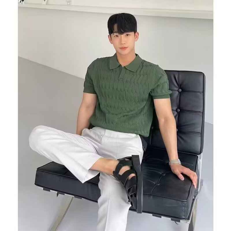 Men's Slim Fit Short Sleeve Polo Shirt