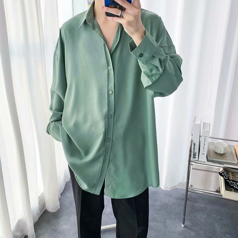 Draped  Long-sleeved Shirt Colouronova
