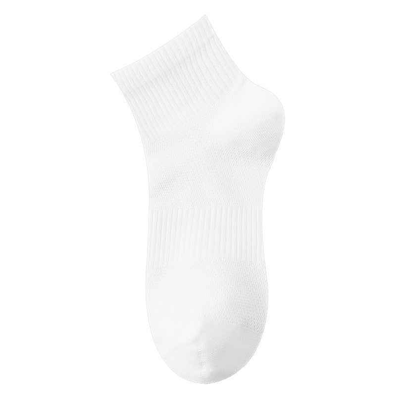 Breathable solid-colored cotton stockings