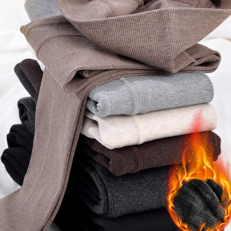 2025 Fleece Lined Tights Women Thermal Pantyhose for Women Winter Panty Polar Skin Black Effect Stockings Women's Thermal Sock - Colouronova